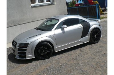 Накладки на пороги в стиле R8 на Audi TT 8N